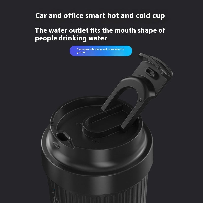12V Car Smart Cup – 350ml Hot & Cold Insulated Mug | ABS Teflon | 3 Colors
