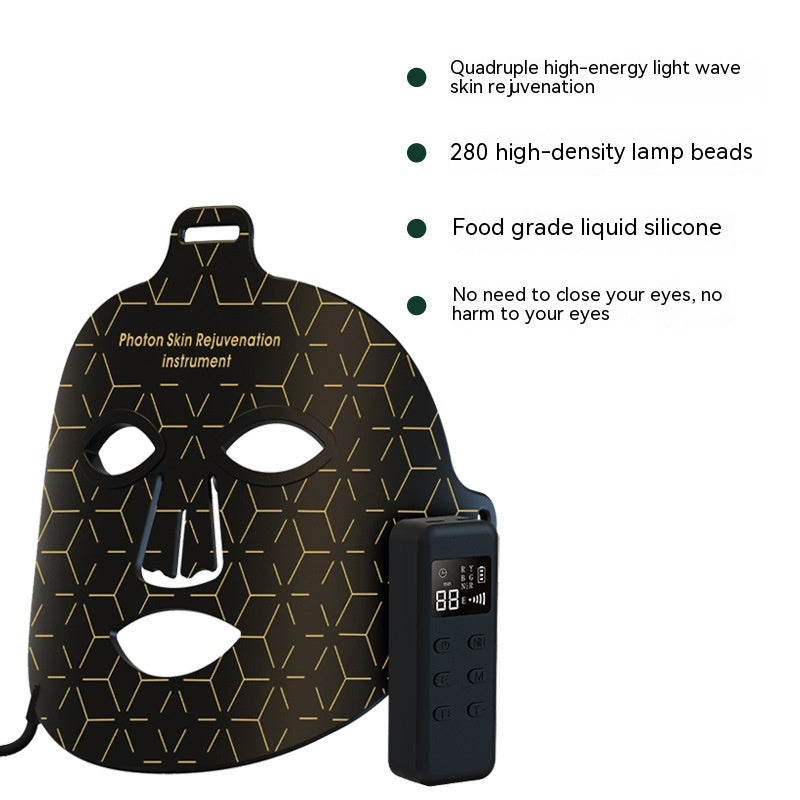 Professional LED Face Mask – Infrared & Color Light Therapy for Skin Rejuvenation & Acne Care