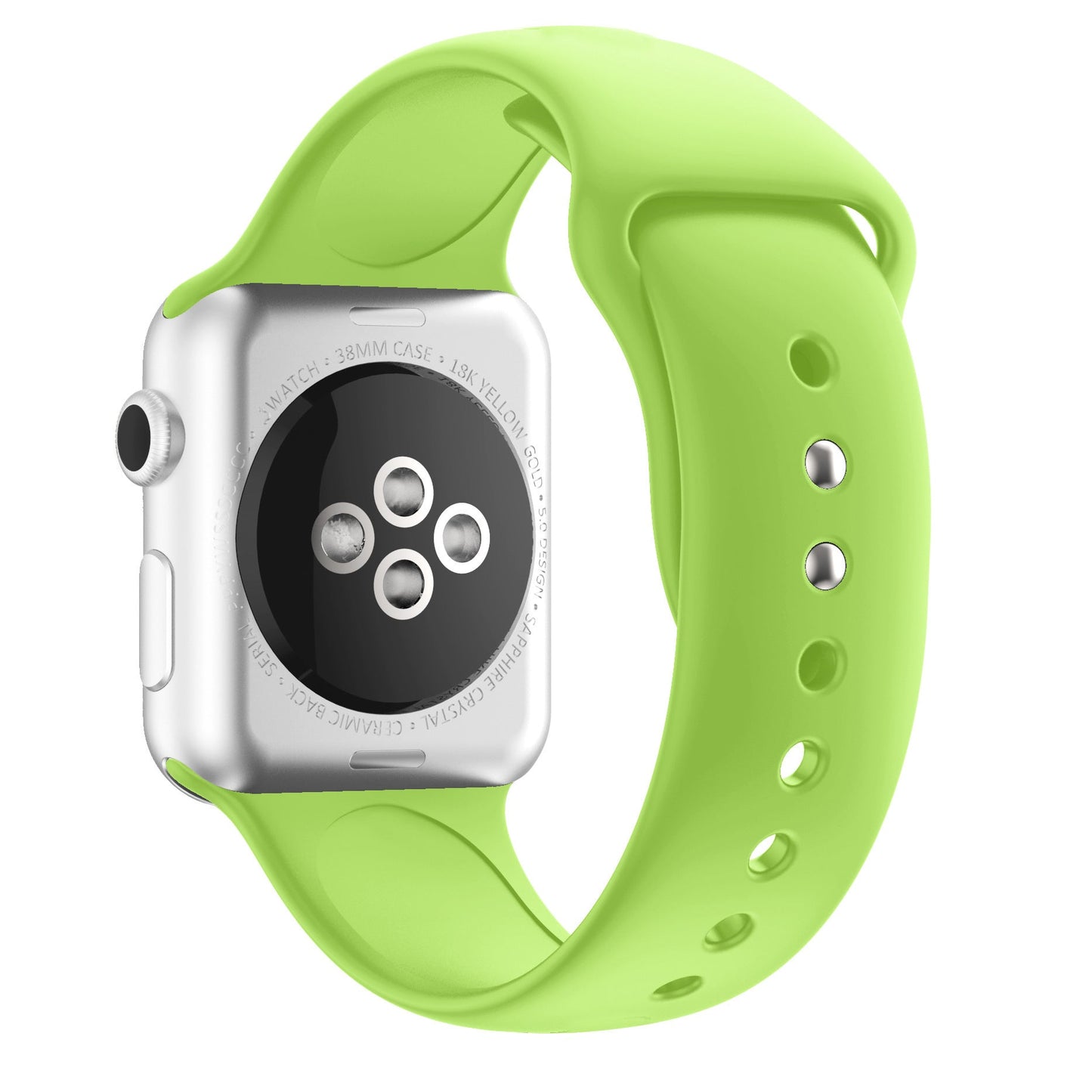 Silicone Watch Strap – Double Nail Secure Fit | 14 Colors | 38/40/41mm & 42/44/45mm