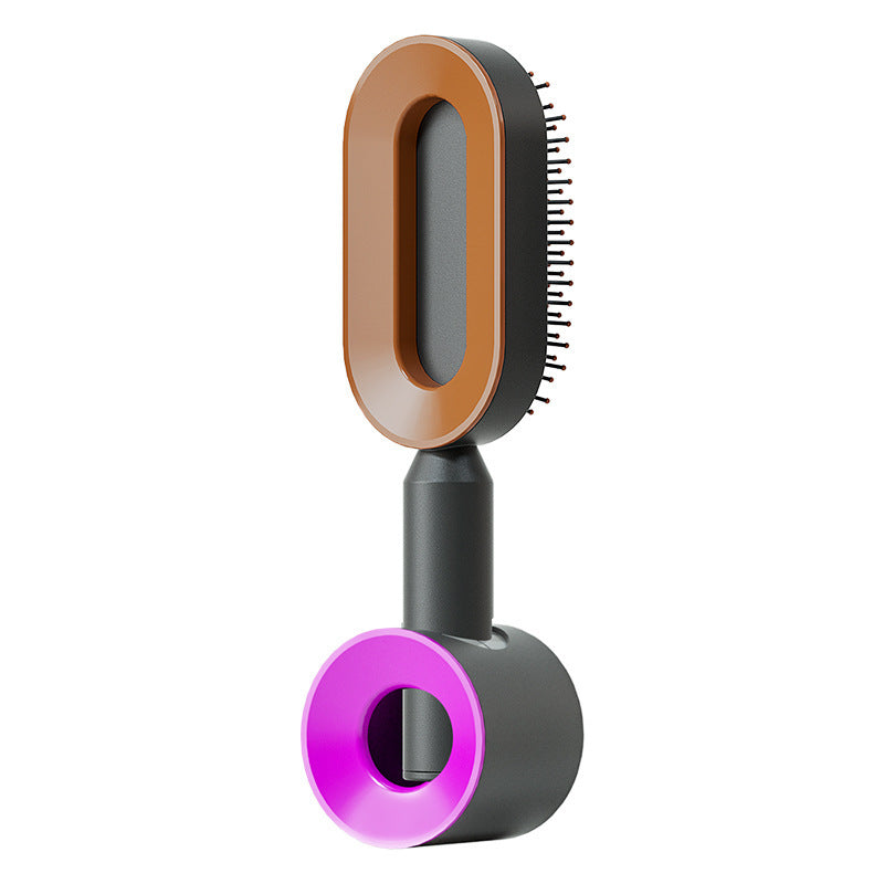 Self-Cleaning Hair Brush – One-Click Hair Release Airbag Scalp Massage Comb