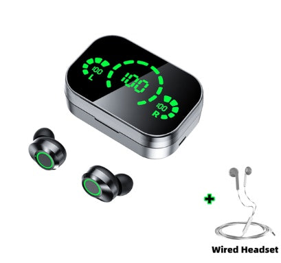 YD03 TWS Wireless Earbuds – Bluetooth 5.3, Smart Digital Display & Breathing Light