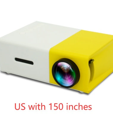 YG300 Mini Portable Projector – HD LED Home Theater Cinema Projector with HDMI & USB