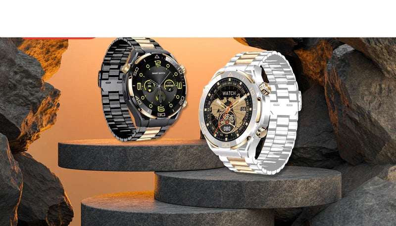 Ultimate AMOLED Smartwatch with Built-In GPS – Premium Waterproof Fitness Tracker with Heart Rate, SpO2 & Bluetooth Notifications for iOS & Android