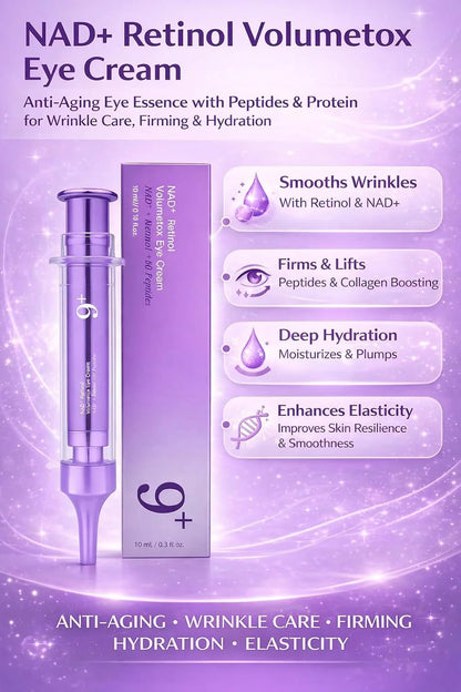 Numbuzin No.9 NAD+ Retinol Volumetox Eye Cream | Anti-Aging Eye Care