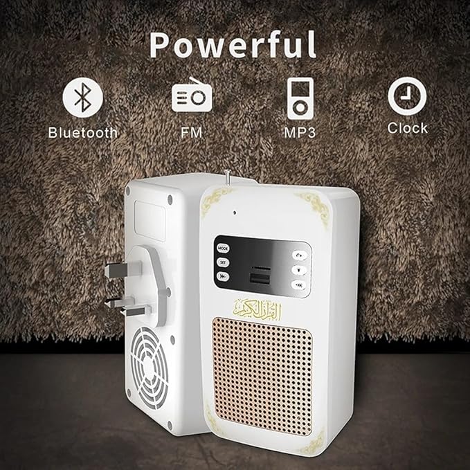 Honton SQ669 Quran Speaker - Smart Islamic Multimedia Device with Remote & LED Light